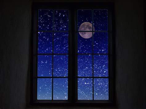 Moon,moonlight,stars,night,window - free image from needpix.com