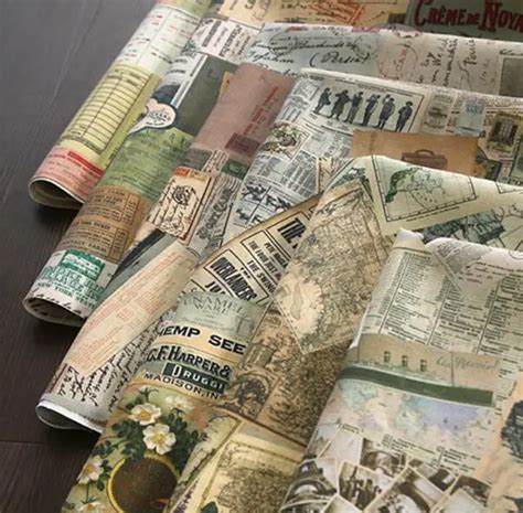 Popular Newspaper Print Fabric-Buy Cheap Newspaper Print Fabric lots from China Newspaper Print ...