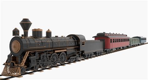 Steam Train 3D Model $99 - .blend .obj .dae .fbx - Free3D