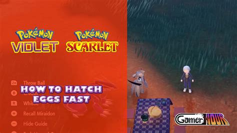 Pokemon Scarlet And Violet: How To Hatch Eggs Fast - GamerHour