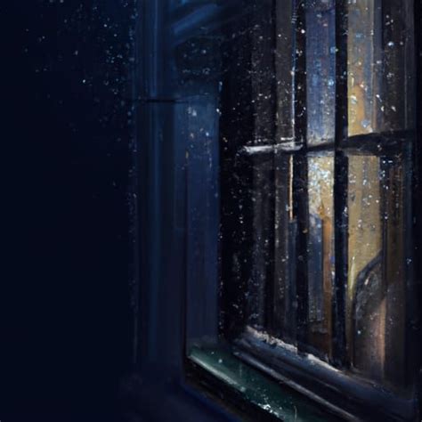 Rain hitting a window at night. - AI Generated Artwork - NightCafe Creator