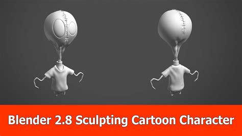 Blender 2.82 Cartoon Character Sculpting Tutorial - YouTube