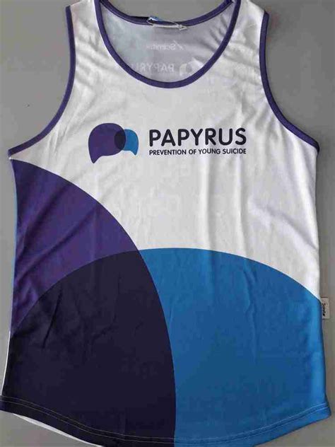 Mens Running Vest | Papyrus UK | Suicide Prevention Charity