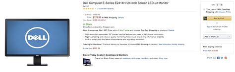 Monitor Deals: 27" AOC w/ speakers $180, 24" Acer $125, 24" Dell E ...