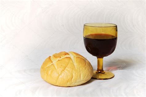 Communion Bread and Wine — Stock Photo © ginosphotos1 #15817687