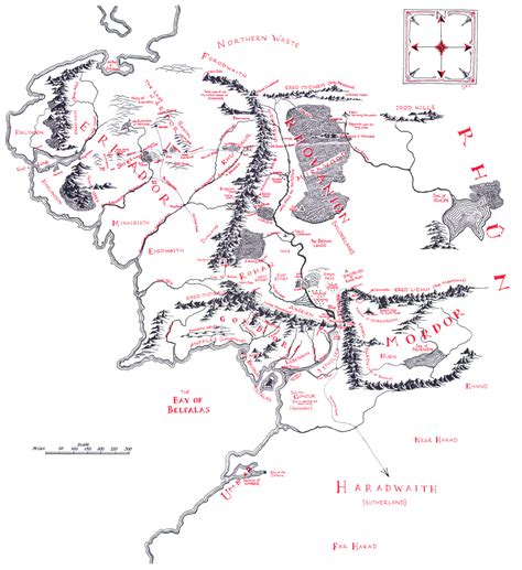 Map of Middle-earth