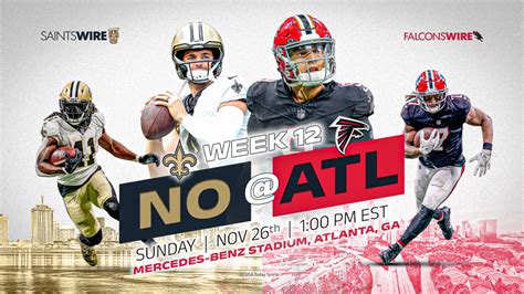 Saints vs. Falcons: How to watch, listen and stream Week 12 game