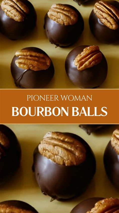 Pioneer Woman Bourbon Balls - Delish Sides | Receta en 2024