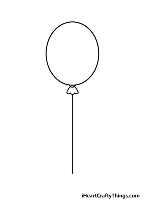 Balloon Drawing - How To Draw A Balloon Step By Step