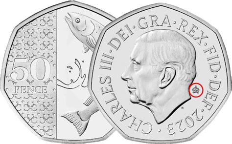 UK 2023 Atlantic Salmon 50p is worth £110