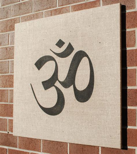 Om Wall Art Large Art Om Aum Symbol Handmade Wall Decor - Etsy