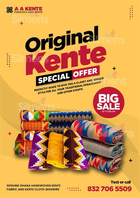 KENTE FLYER | Flyer design layout, Graphic design ads, Flyer and poster design