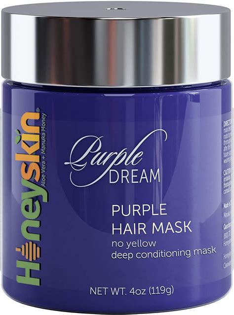 Purple Hair Mask - Deep Conditioning Hair Mask for Color Treated Hair ...