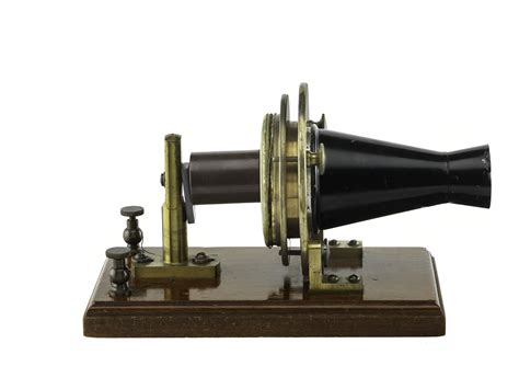 An experimental telephone made by Alexander Graham Bell, 1876. | DPLA