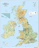 laminated Educational wall poster UK counties map | GB Great Britain counties Poster: Amazon.co ...