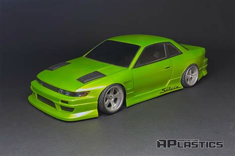 RC Body Car Drift 1:10 Nissan Silvia S13 v2 Wide Coupe style APlastics ...