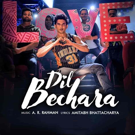 DIL BECHARA TITLE TRACK LYRICS | Sushant Singh Rajput | A R Rahman – 99lyricstore