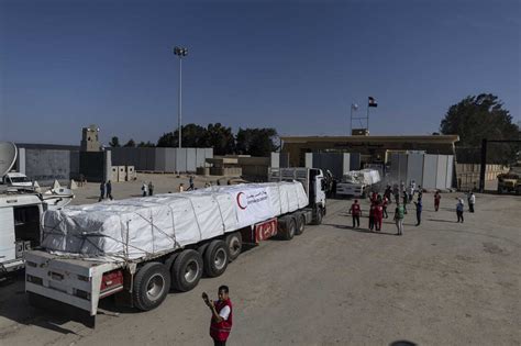 Egypt-Gaza border crossing opened, allowing some aid to reach ...