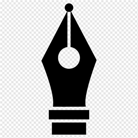 Pen nib, Pen Tool Computer Icons, fountain pen, angle, pencil, logo png ...