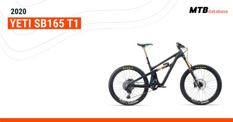 2020 Yeti SB165 T1 - Specs, Reviews, Images - Mountain Bike Database