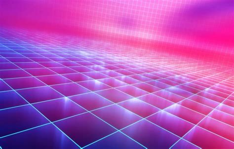 Photo Wallpaper Music, Background, 80s, Neon, Synth, - Synthwave Pattern - 1332x850 Wallpaper ...