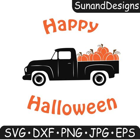 Pumpkin Svg Truck Svg Pumpkin Truck Svg Fall Svg Fall - Etsy