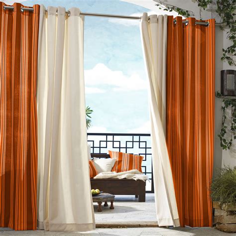 Outdoor curtains balcony | Hawk Haven