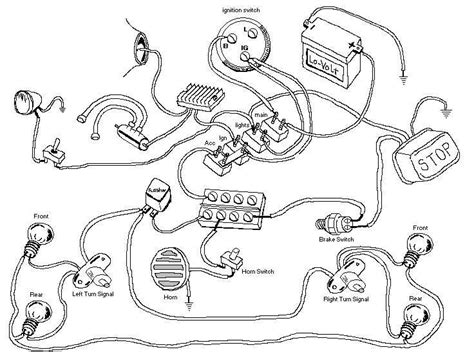 Simple honda chopper wiring