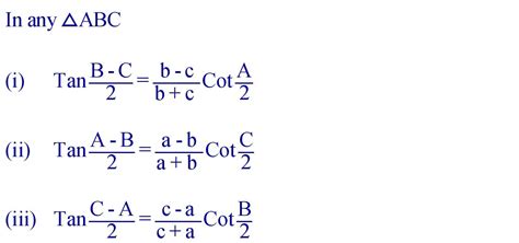 Properties Of Triangle Formula