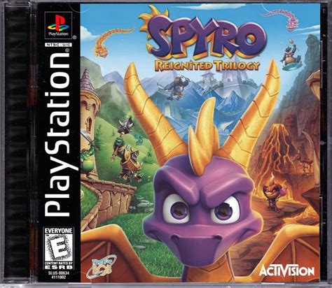 NTSC version of the PS1 box art : Spyro