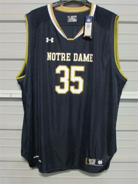 NEW! NOTRE DAME UNDER ARMOUR BASKETBALL JERSEY, NAVY, size: 3XL ...