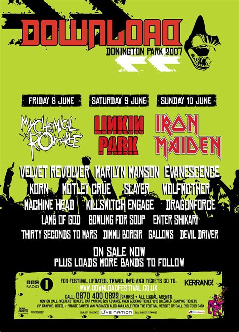 Download Festival 2007 Poster