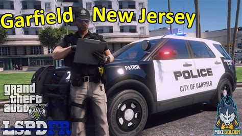 Garfield New Jersey Police Department Patrol | GTA 5 LSPDFR Episode 569 ...