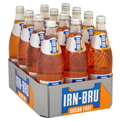 IRN-BRU Sugar Free Soft Drink Glass Bottle 750ml | Bestway Wholesale