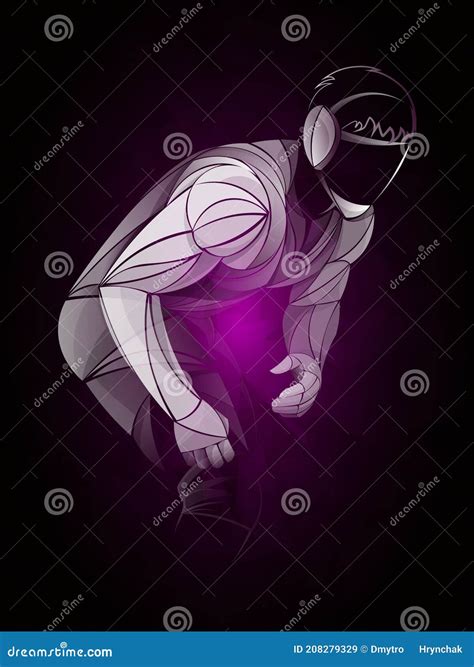 Fighting Sambo Judo Karate Taekwondo Set. Geometric Athletes, Fighters Cartoon Vector ...