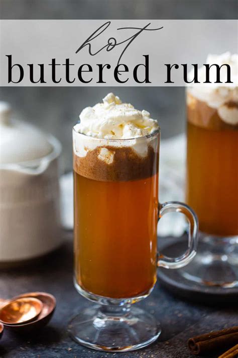 Hot Buttered Rum: So cozy on a cold night! -Baking a Moment