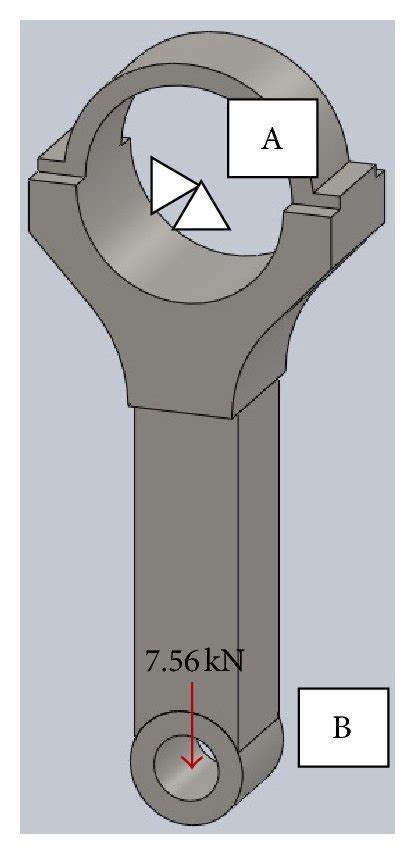 Design domain of connecting rod. | Download Scientific Diagram