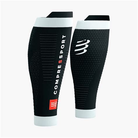 Pantorrilleras compressport r2 3.0 negro/blanco por SOLO 40,00