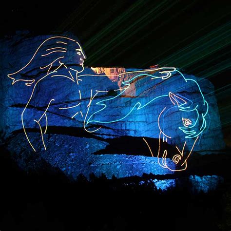 Legends in Light Laser Show : Crazy Horse Memorial®