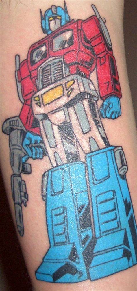 Optimus Prime Logo Tattoo