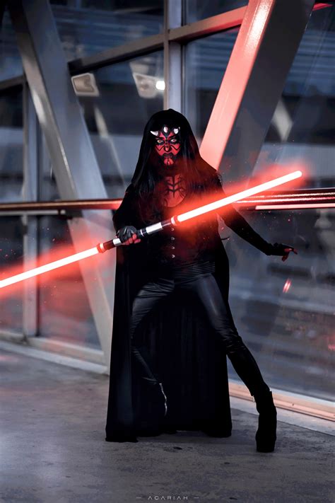 Full view of my Gender Bent Darth Maul cosplay (self) : r/StarWars