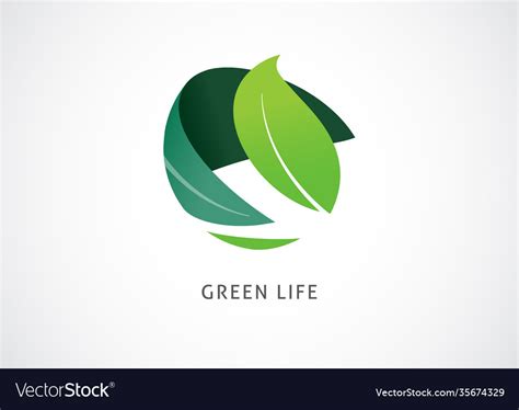 Green world logo and icon concept design Vector Image