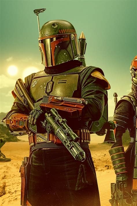 640x960 Resolution The Book Of Boba Fett HD Official Poster iPhone 4, iPhone 4S Wallpaper ...