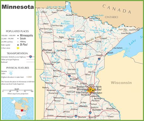 minnesota map