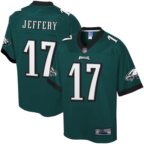 Men's Philadelphia Eagles Alshon Jeffery NFL Pro Line Midnight Green Big & Tall Player Jersey