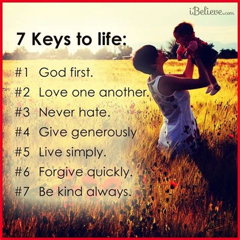 7 Keys to a Godly Life | Godly life, Life quotes to live by, Daily ...