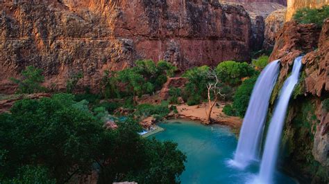 Download Waterfall Nature Havasu Falls HD Wallpaper