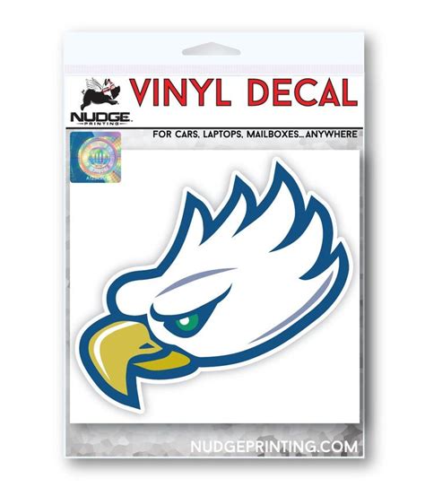 Florida Gulf Coast University Eagle Mascot Logo Car Decal Bumper ...