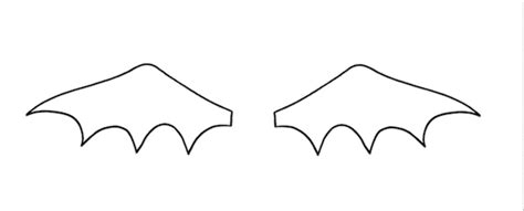 Free Printable Bat Wing Template - Printable Templates Free