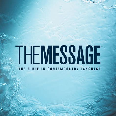 The Message: The Bible in Contemporary Language: Peterson, Eugene H.: 9781576839164: Amazon.com ...